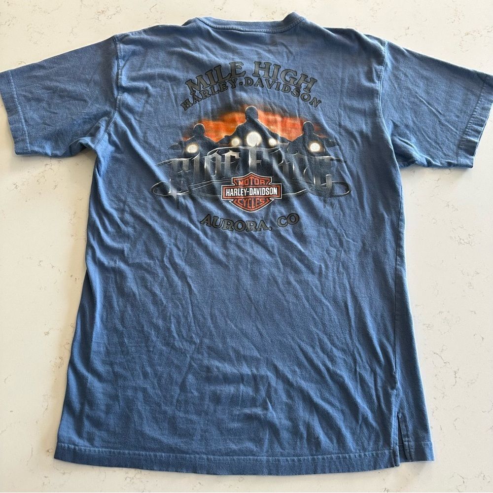 Vintage Live to Ride Harley-Davidson Mile High Aurora, Colorado‎ Size Large